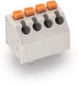 691412320012M, Fixed Terminal Blocks WR-TBL 300VAC 4A 12P 45 Deg