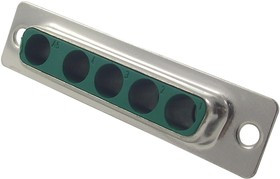 172704-0034, D-Sub hybrid-socket, Socket, 5W5, Soldering Lugs
