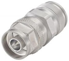 53S164-K00N1, Straight 50 Coax Adapter N Plug to 4.3-10 Socket 12GHz