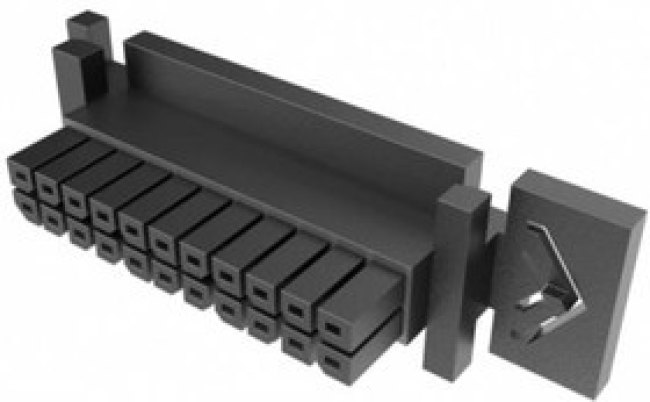 10159684-22GLF, Headers & Wire Housings MinitekPwr 3.0Dual Row RECP 22POSBlack 10159684-22GLF, Headers & Wire Housings MinitekPwr 3.0Dual Row RECP 22POSBlack