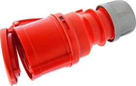 225-6, Разъем: питания AC, трехфазный, гнездо, "мама", 32А, 400ВAC, IP44