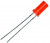 L-483IDT, Светодиод цилиндрический красный 100° d=5мм 5мКд 625нМ