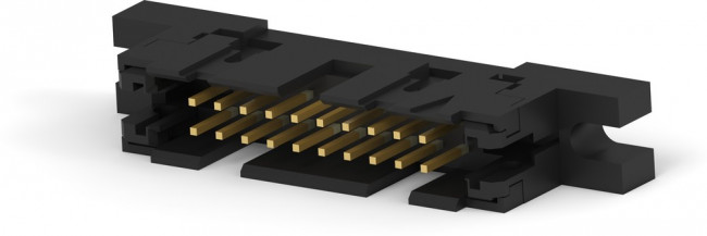 5111448-4, 20-Way IDC Connector Plug for Cable Mount, 2-Row