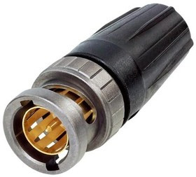 Neutrik NBNC75BLP9X кабельный разъем BNC, подходит для кабелей: Belden 1505A (ANH), Belden 8241F, Canare L-4CFB, Draka 0.8/3.7 AF, Draka 755