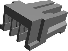 172052-3, 3-Way IDC Connector Socket for Cable Mount, 1-Row