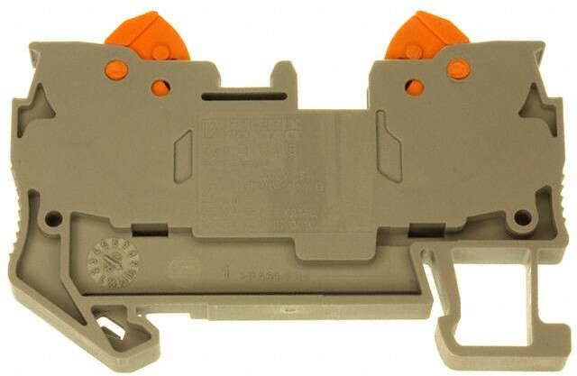 3206416, QTC 2.5 Series Grey Feed Through Terminal Block, 0.5 2.5mm², Single-Level, Quick Connect 3206416, QTC 2.5 Series Grey Feed Through Terminal Block, 0.5 2.5mm², Single-Level, Quick Connect