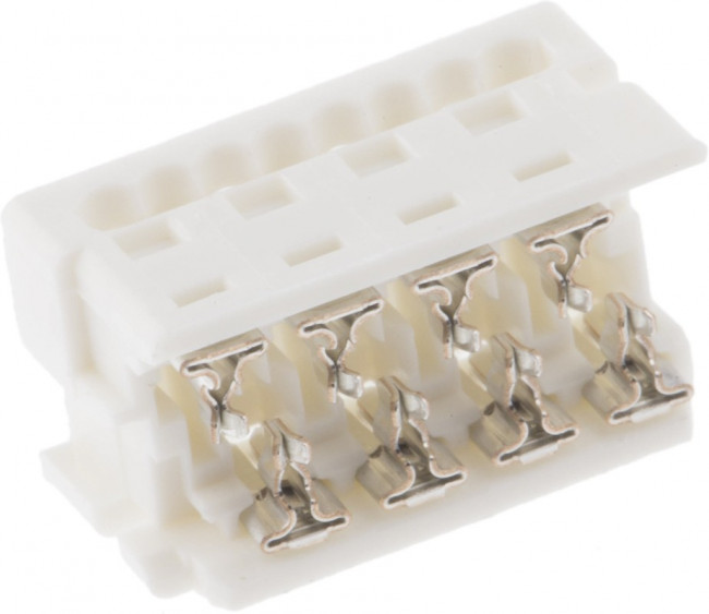 90327-0308, IDC Connector, IDC Receptacle, Female, 1.27 мм, 2 ряда, 8 контакт(-ов), Монтаж на Кабель