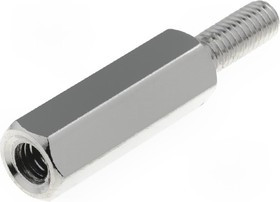 213X15, Дистанцирующая стойка с резьбой, 15мм, Внутр.резьба: M3, латунь