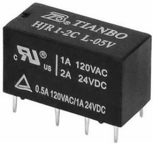 Реле 5В, HJR1-2C, 1A120V,2A24V Реле 5В, HJR1-2C, 1A120V,2A24V
