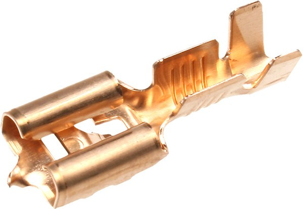 160917-3 (36072LB), Гнездо ножевое обжим 6.3мм 1.00-2.50мм²