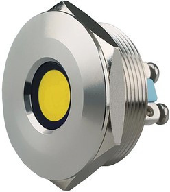 623-1304-304F, 30MM PANEL MOUNT INDICATORS, YELLOW 29AH3050