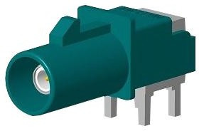 FA1-NZRP-PCB-8A, RF COAXIAL, FAKRA PLUG, 50 OHM, PCB