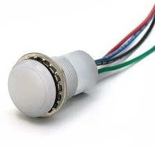 657-1485-303F, LED Panel Mount Indicators PMI FLAT R/G/B 10-30VDC 657-1485-303F, LED Panel Mount Indicators PMI FLAT R/G/B 10-30VDC