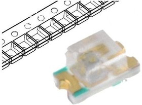 LL-S190PGC-G51B, LED; SMD; 0603; green; 95?145mcd; 1.6x0.8x0.6mm; 140°; 3.5?4V; 20mA