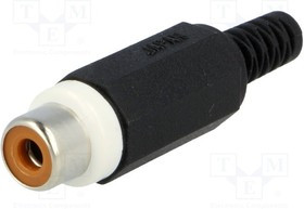 XKTO1W, Вилка; RCA; "мама"; с амортизатором; прямой; пайка; никелированные XKTO1W, Вилка; RCA; "мама"; с амортизатором; прямой; пайка; никелированные