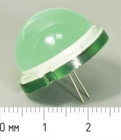 Светодиодная сборка зеленая 20x14мм, 6 светодиодов, 180 мкд, 180 градусов, BL-B6G120-2P; №5168 G СД сборка 20x14\зелx6=3+3\ 180\180\\BL-B6G1