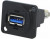 CP30205NMB, Соединитель, гнездо USB A, с обеих сторон, FT, USB 3.0, металл