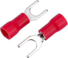 Наконечник НВИ 1.25-4 вилка 0.25-1.5 мм красный уп 100 шт 084-04-14,084-04-014 4670042793947