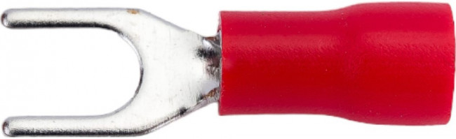 Наконечник НВИ 1.25-4 вилка 0.25-1.5 мм красный уп 100 шт 084-04-14,084-04-014 4670042793947