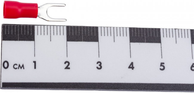 Наконечник НВИ 1.25-4 вилка 0.25-1.5 мм красный уп 100 шт 084-04-14,084-04-014 4670042793947