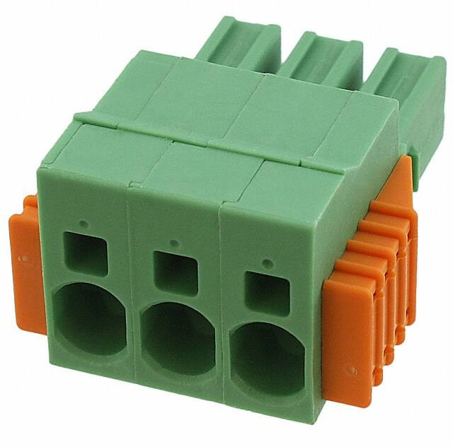 1718494, Pluggable Terminal Blocks 3 Pos 7.62mm pitch Plug 24-8 AWG Spring