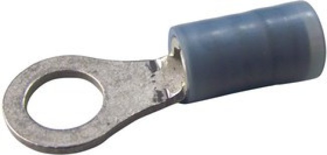 19324-0011, Клемма с кольцевым наконечником, M8, 5/16", 2.5 мм², Avikrimp 19324, Синий