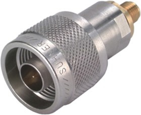 33_N-SMA-50-51/1--_NE, Straight 50 RF Adapter N Plug to SMA Socket 18GHz