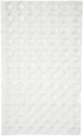 SJ5378-TRANSP, Hemispherical PUR Self Adhesive Feet, 10.2mm diameter x 3.3mm height