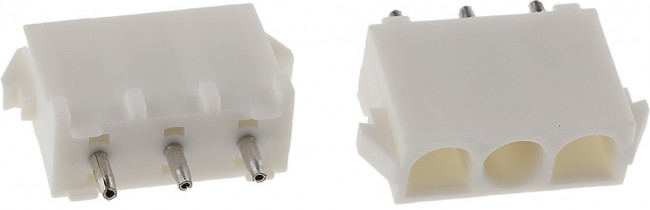 350789-1, Pin &amp; Socket Connectors 3 POS STD TAIL PIN