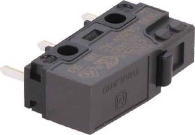AVL34053-A, Micro Switch AVL3, 3A, 400mA, 1CO, 1.47N, Pin Plunger