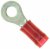 326878, TERMINAL, RING TONGUE, #6, CRIMP, RED