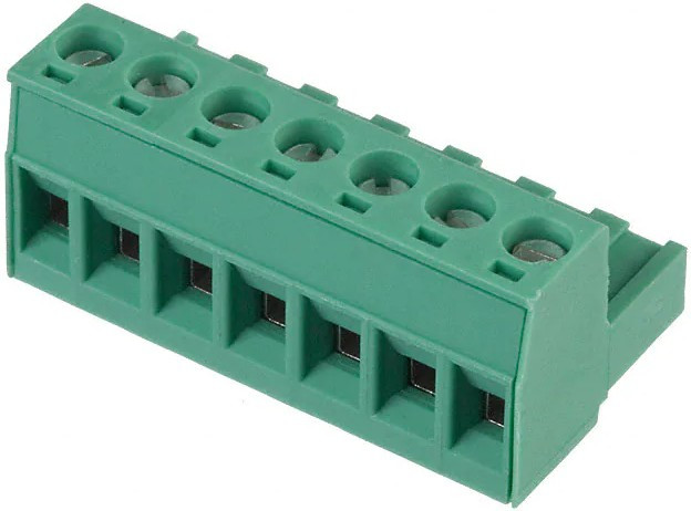 1912016, Pluggable Terminal Blocks 7 Pos 5.08mm pitch Plug 24-12 AWG Screw