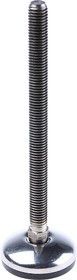A105/008, M12 Stainless Steel Adjustable Foot, 350kg Static Load Capacity 3.5° Tilt Angle