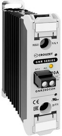 GNR20DCZH, Solid State Relays - Industrial Mount SSR, GNR, Single Phase, DIN Rail, 20A, IN 4-32 VDC, OUT 660 VAC, Zero Cross GNR20DCZH, Solid State Relays - Industrial Mount SSR, GNR, Single Phase, DIN Rail, 20A, IN 4-32 VDC, OUT 660 VAC, Zero Cross