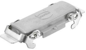 19440245402, Heavy Duty Power Connectors 24B INOX (Stainless Steel) Cover for Hood, Double Lever 19440245402, Heavy Duty Power Connectors 24B INOX (Stainless Steel) Cover for Hood, Double Lever