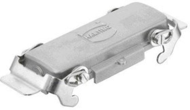 19440245402, Heavy Duty Power Connectors 24B INOX (Stainless Steel) Cover for Hood, Double Lever