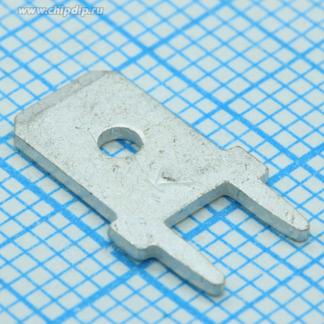 1287, Клемма на печатную плату, 6.35мм x 0.81мм, 0.25" x 0.032", Латунь, 1.32 мм, Олово 1287, Клемма на печатную плату, 6.35мм x 0.81мм, 0.25" x 0.032", Латунь, 1.32 мм, Олово