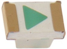 KP-2012CGCK, Светодиод smd 2х1,25мм/зеленый/570нм/ 10-40мкд/прозрачный/120°