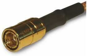 142186, Вилка; SMB; "мама"; прямой; 50Ом; обжим; на провод; тефлон; позолота