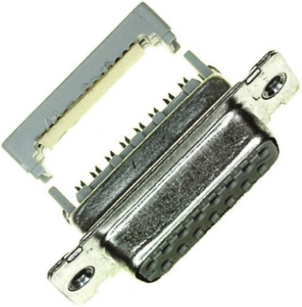 8325-6003, 8300 25 Way Right Angle Cable Mount D-sub Connector Socket, 2.8mm Pitch 8325-6003, 8300 25 Way Right Angle Cable Mount D-sub Connector Socket, 2.8mm Pitch