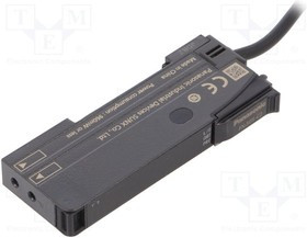 FX-505-C2, Датчик: световодный усилитель, NPN, IP40, Подключение: провод 2м