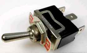 KN3(C)-202AP-B2, Тумблер ON-ON (10A 250VAC) DPDT 6P