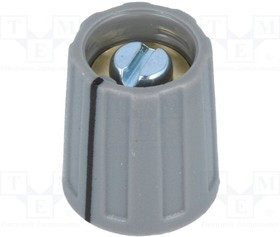 A2613068, Ручка, с указателем, ABS, dоси: 6мм, d13,5x15,5мм, черный