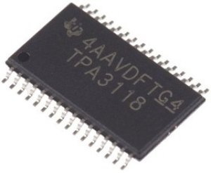 TPA3118D2DAPR, Аудио усилитель класс D, Stereo 30Вт [HTSSOP-32 EP]
