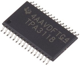TPA3118D2DAPR, Аудио усилитель класс D, Stereo 30Вт [HTSSOP-32 EP]