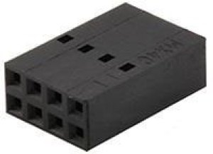 22552501, Conn Housing RCP 50 POS 2.54mm Crimp ST Cable Mount Black SL™ Bag