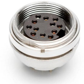 T3638-404, Circular DIN Connectors FEMALE RECEPTACLE 12 WAY