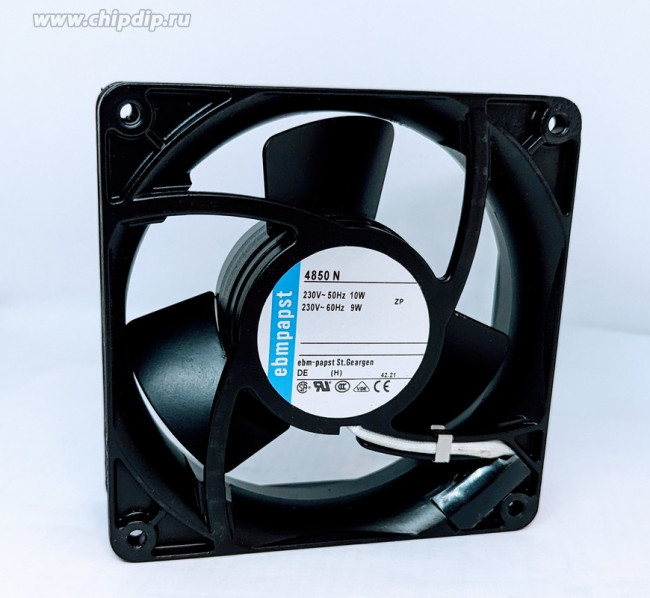 4850N, AC Fan Axial Sintec Bearing 230V 58.9CFM 32dB 119 X 119 X 38mm