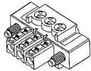 284511-3, Pluggable Terminal Blocks 3.81MM RA PLUG 3 POS W/ SCREW FLANGE