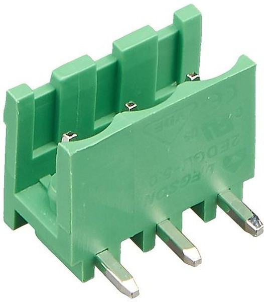 2EDGR-5.0-03P-14, Клеммник, 3-контактный 5мм, угловой